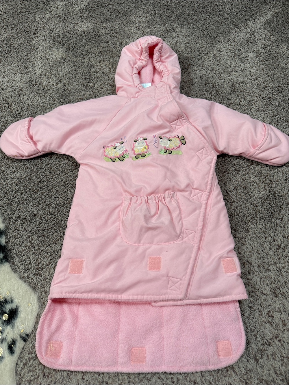 Okie Dokie baby bunting sack coat